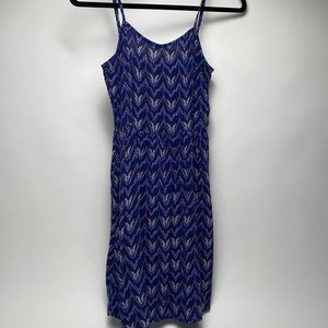 H&M ADJUSTABLE STRAP DRESS WITH FRINGE BACK. GORGEOUS COLORS & FIT!